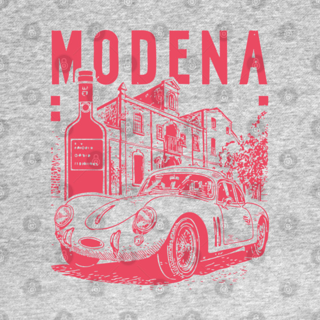 Modena Italy - Vintage Graphic Travel Poster by TuncGK