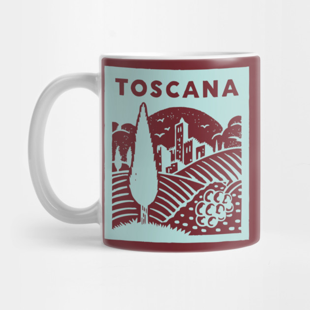 Tuscany Italy - Stylized Countryside Scenery by TuncGK