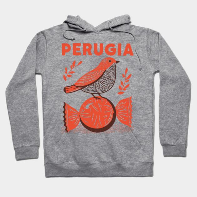 Perugia Italy Vintage Travel Design Hoodie by TuncGK