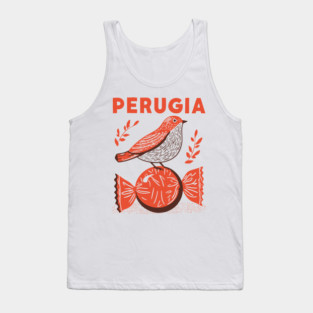 Perugia Italy Vintage Travel Design Tank Top