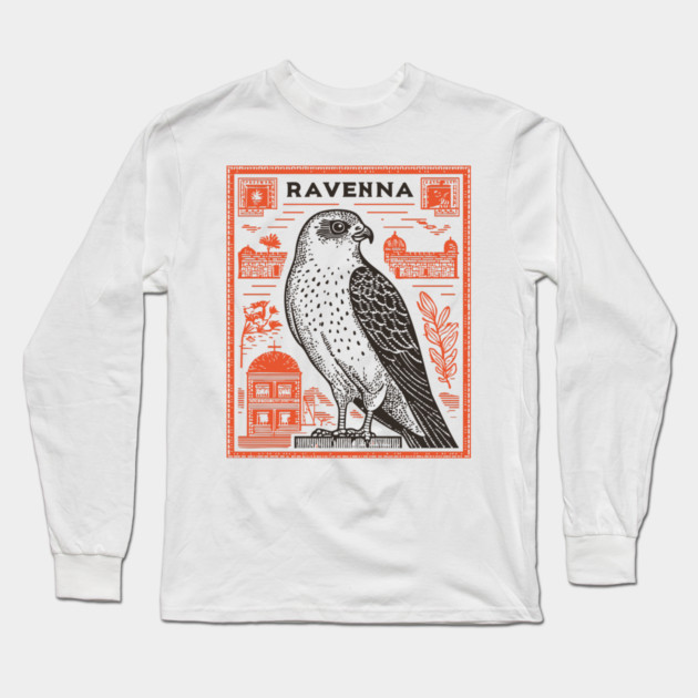 Ravenna Italy Vintage Travel Design Long Sleeve T-Shirt by TuncGK