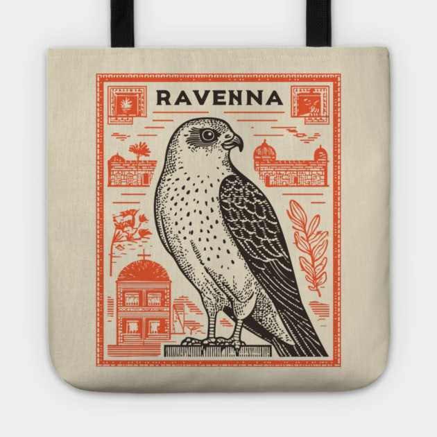 Ravenna Italy Vintage Travel Design Tote by TuncGK