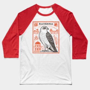 Ravenna Italy Vintage Travel Design Baseball T-Shirt