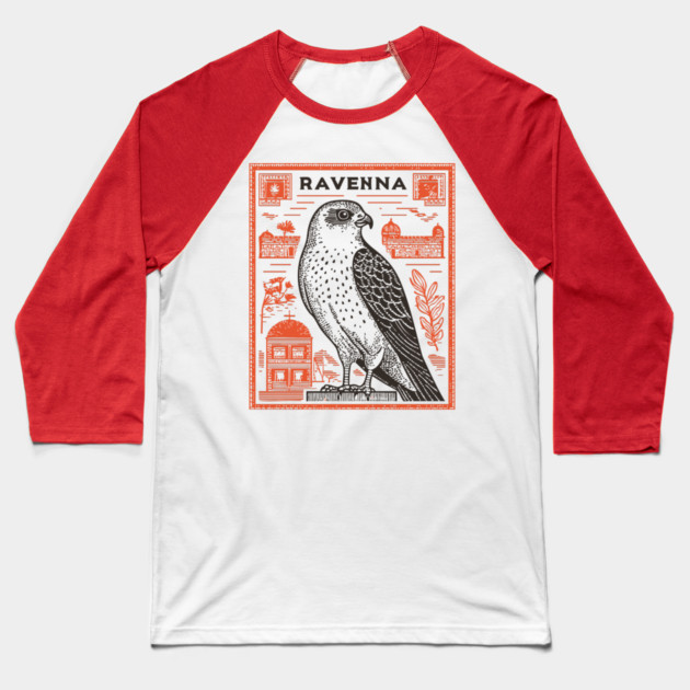 Ravenna Italy Vintage Travel Design Baseball T-Shirt by TuncGK