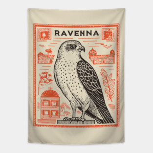 Ravenna Italy Vintage Travel Design Tapestry