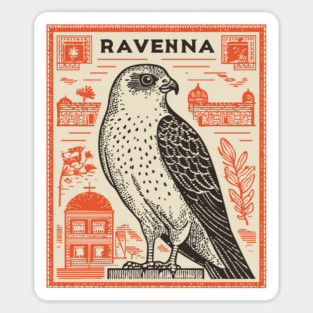 Ravenna Italy Vintage Travel Design Sticker