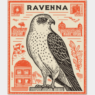 Ravenna Italy Vintage Travel Design Posters and Art