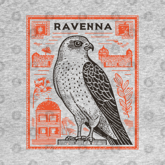 Ravenna Italy Vintage Travel Design by TuncGK