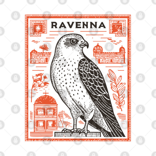 Ravenna Italy Vintage Travel Design by TuncGK