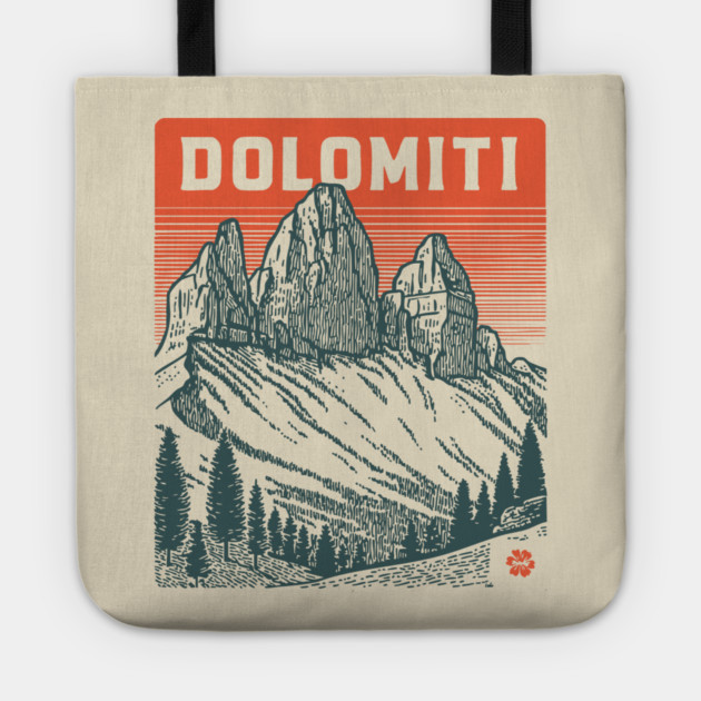 The Dolomites Italy - Dramatic Mountain Landscape Tote by TuncGK