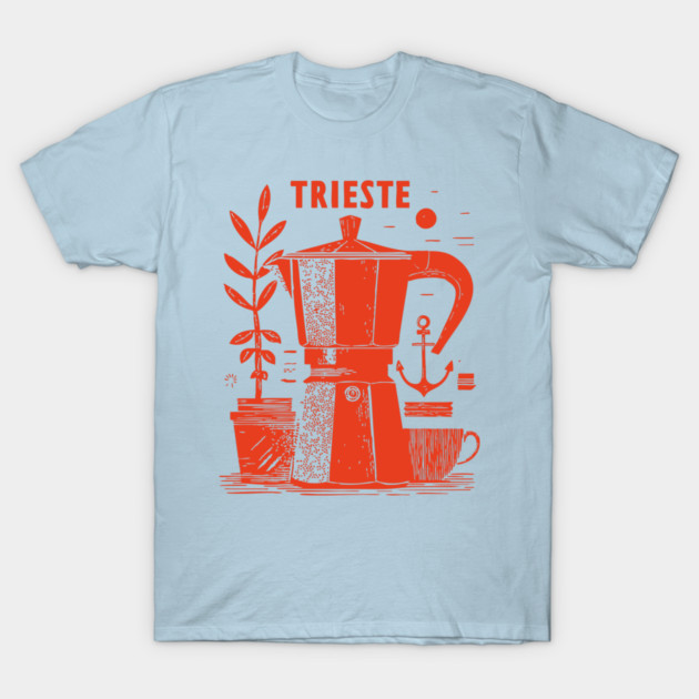 Trieste Italy Vintage Travel Design T-Shirt by TuncGK