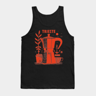 Trieste Italy Vintage Travel Design Tank Top
