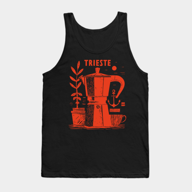 Trieste Italy Vintage Travel Design Tank Top by TuncGK