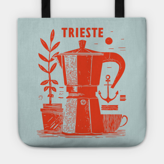 Trieste Italy Vintage Travel Design Tote by TuncGK