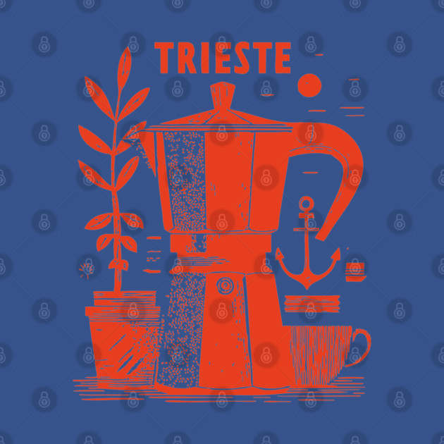 Trieste Italy Vintage Travel Design by TuncGK