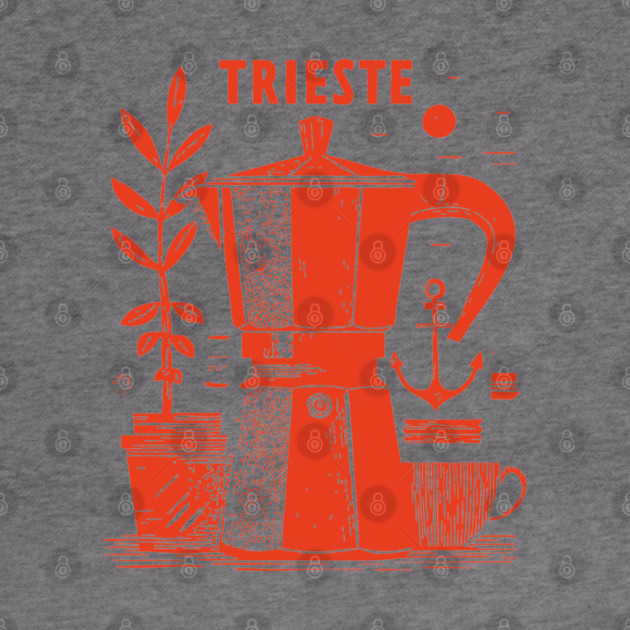 Trieste Italy Vintage Travel Design by TuncGK