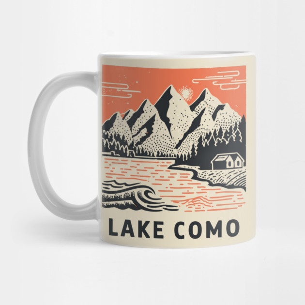 Lake Como Italy - Dramatic Lakeside Nightscape by TuncGK