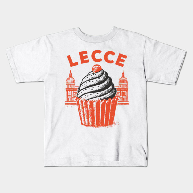 Lecce Italy - Retro Pasticciotto Design Kids T-Shirt by TuncGK