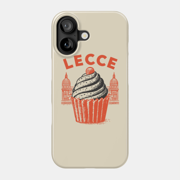 Lecce Italy - Retro Pasticciotto Design Phone Case by TuncGK