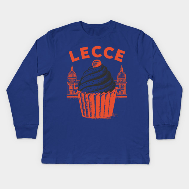 Lecce Italy - Retro Pasticciotto Design Kids Long Sleeve T-Shirt by TuncGK