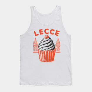 Lecce Italy - Retro Pasticciotto Design Tank Top