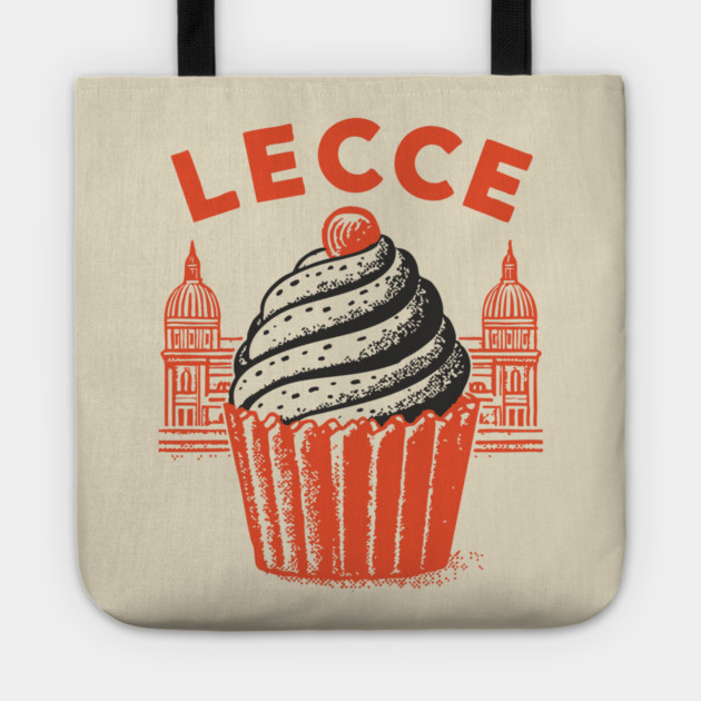 Lecce Italy - Retro Pasticciotto Design Tote by TuncGK