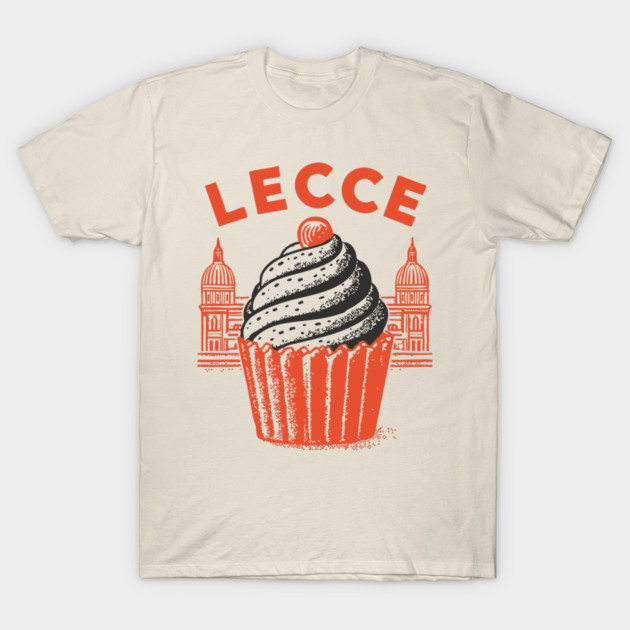 Lecce Italy - Retro Pasticciotto Design T-Shirt by TuncGK