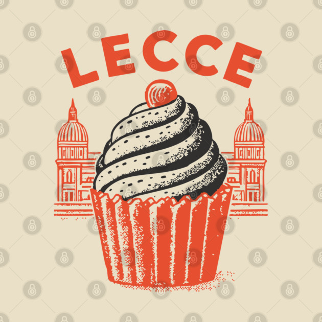 Lecce Italy - Retro Pasticciotto Design by TuncGK
