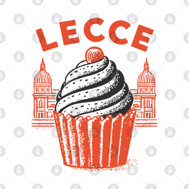 Lecce Italy - Retro Pasticciotto Design by TuncGK