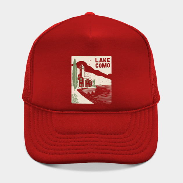 Lake Como Italy - Minimalist Villa Linework by TuncGK