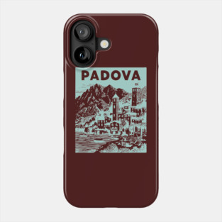 Padua Italy - Retro Mountain Scenery Phone Case