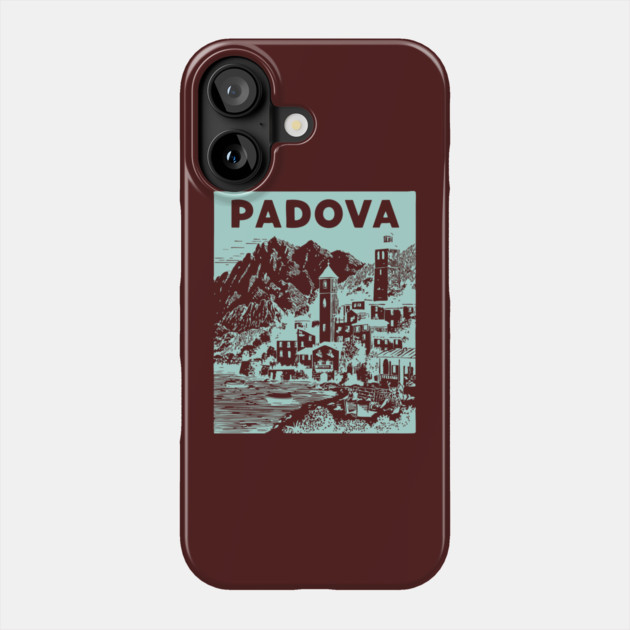 Padua Italy - Retro Mountain Scenery Phone Case by TuncGK
