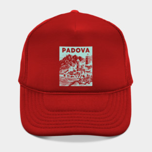Padua Italy - Retro Mountain Scenery Hat