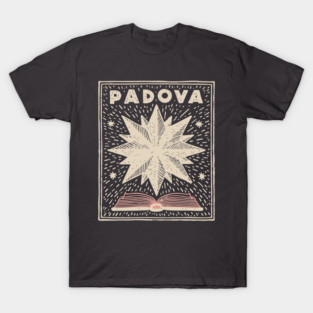 Padua Italy - Minimalist Star Linework T-Shirt