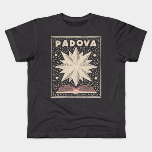 Padua Italy - Minimalist Star Linework Kids T-Shirt