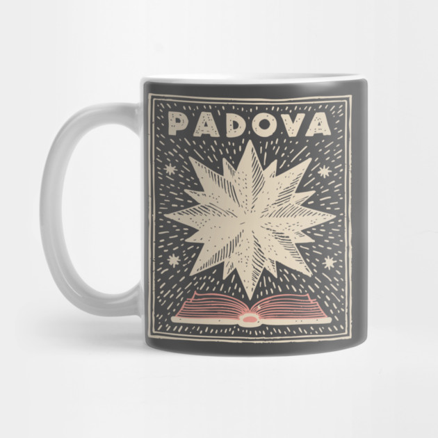 Padua Italy - Minimalist Star Linework by TuncGK