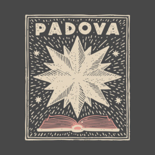 Padua Italy - Minimalist Star Linework T-Shirt