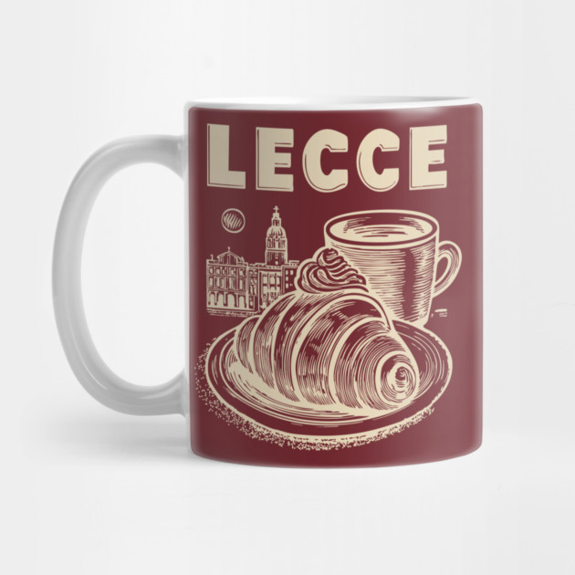 Lecce Italy - Minimalist Breakfast Linework by TuncGK