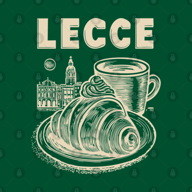 Lecce Italy - Minimalist Breakfast Linework by TuncGK