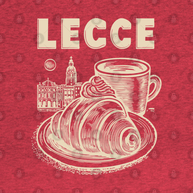 Lecce Italy - Minimalist Breakfast Linework by TuncGK