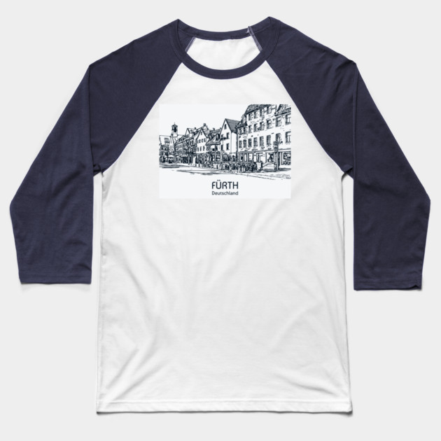 Fürth - Deutschland Baseball T-Shirt by Lakeric