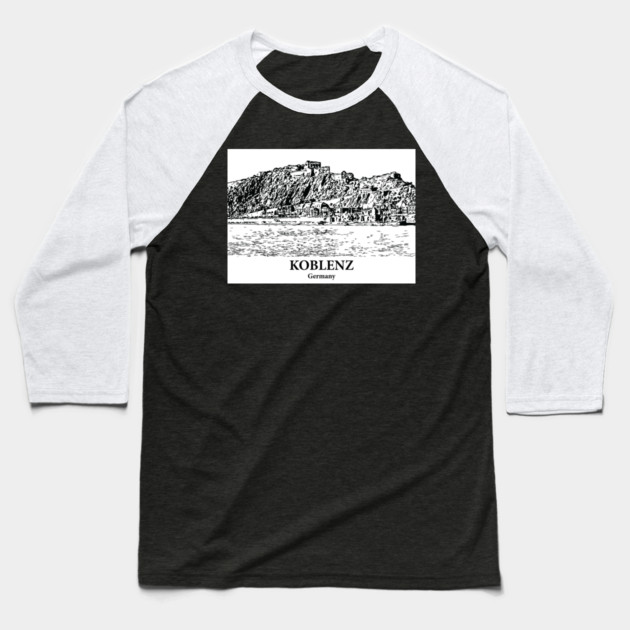 Koblenz - Germany Baseball T-Shirt by Lakeric