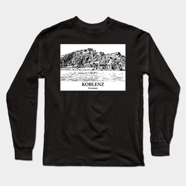 Koblenz - Germany Long Sleeve T-Shirt by Lakeric