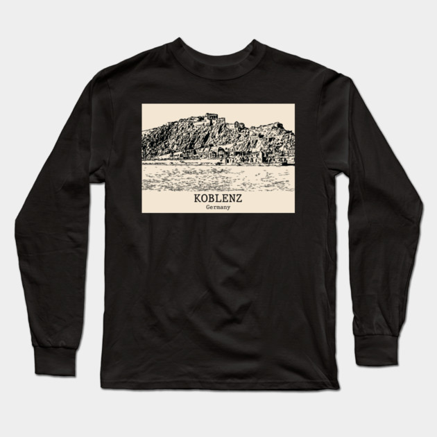 Koblenz - Germany Long Sleeve T-Shirt by Lakeric