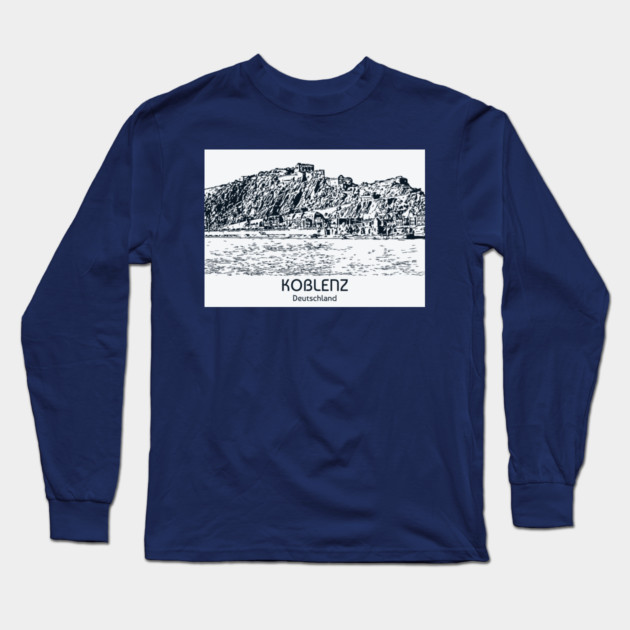 Koblenz - Deutschland Long Sleeve T-Shirt by Lakeric