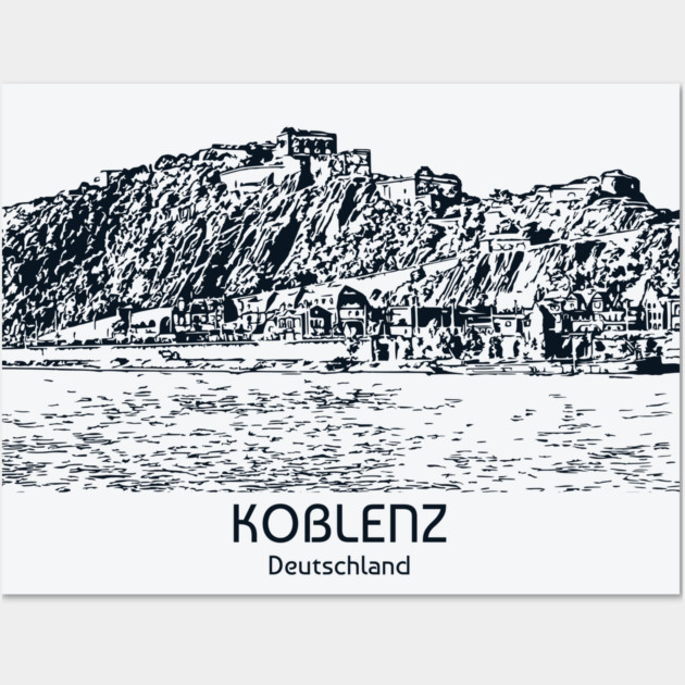 Koblenz - Deutschland Wall Art by Lakeric