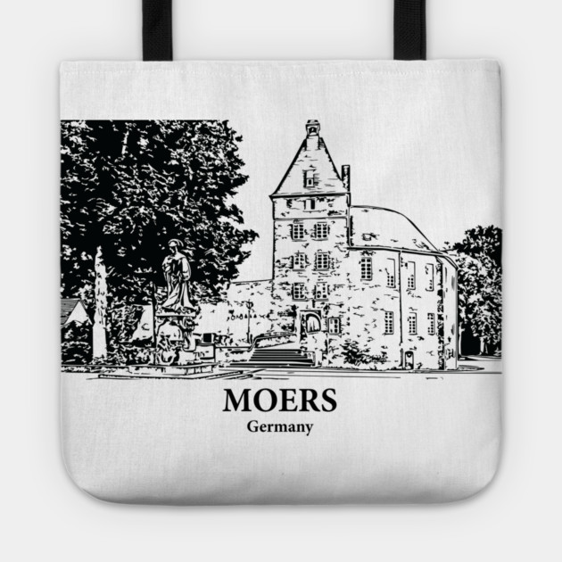 Moers - Germany Tote by Lakeric