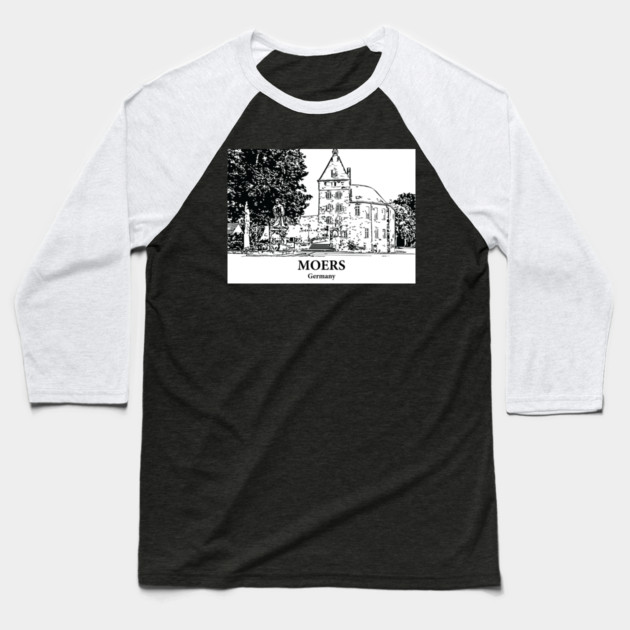 Moers - Germany Baseball T-Shirt by Lakeric