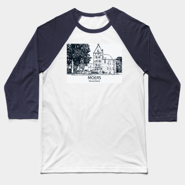 Moers - Deutschland Baseball T-Shirt by Lakeric