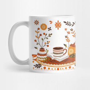 Retro Coffee Reading Time books Mug